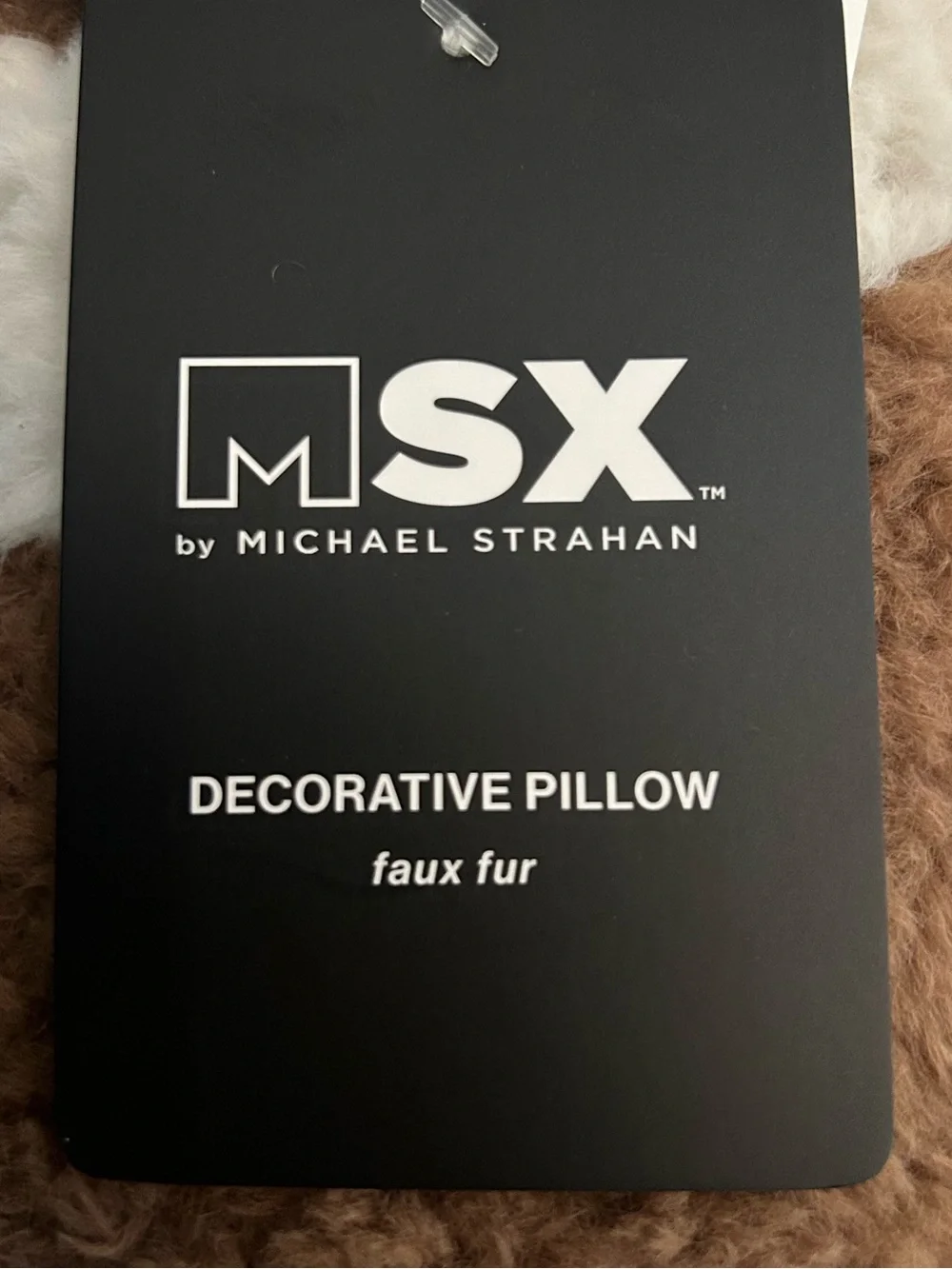 “New” MSX by Michael Strahan Plush Football Decorative Pillow
